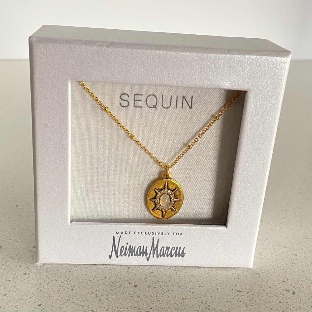 New in box Sequin Shine Bright necklace from Neiman Marcus.